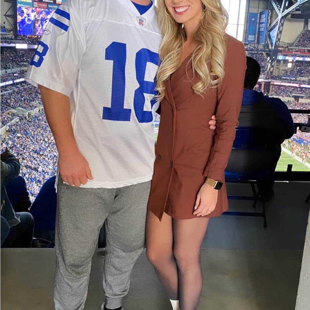 Brown Button-Up Dress